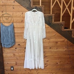 Bhldn Belize dress Oyster